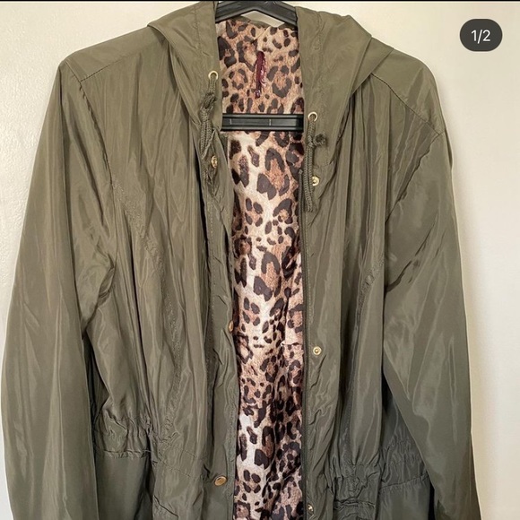 Oversized Green Utility Jacket - Picture 1 of 2